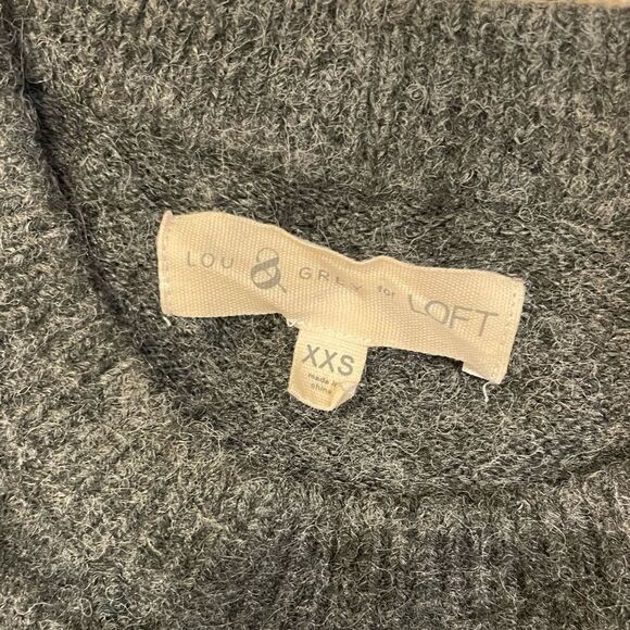EUC Lou & Grey Sweater Gray Sz. XXS - Picture 4 of 4